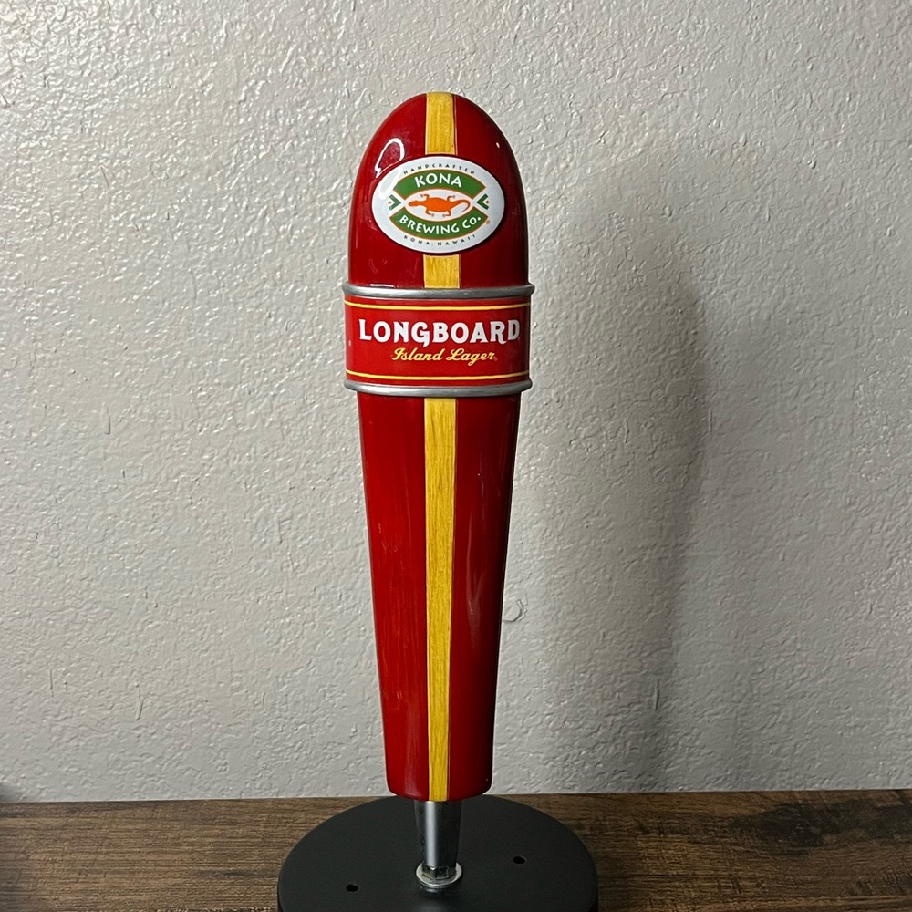 Kona Brewing Longboard Island Lager Beer Tap Handle 12” Tall